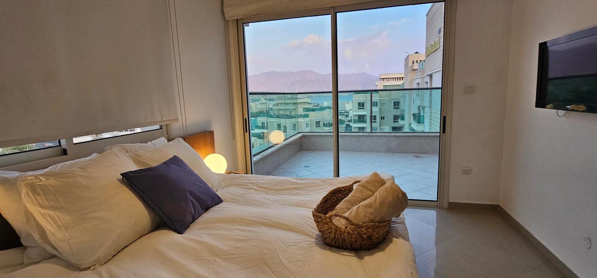 Exclusive Top Luxury Penthouse Near The Sea With Privat Roof-Pool Apartment Ейлат Екстериор снимка